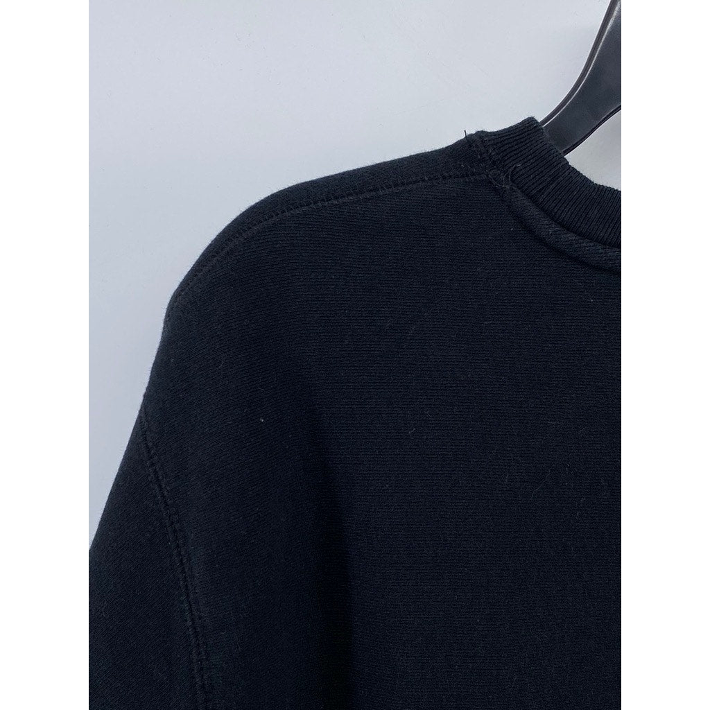 INDEPENDENT TRADING COMPANY Unisex Black Crewneck Long Sleeve Sweatshirt SZ XL