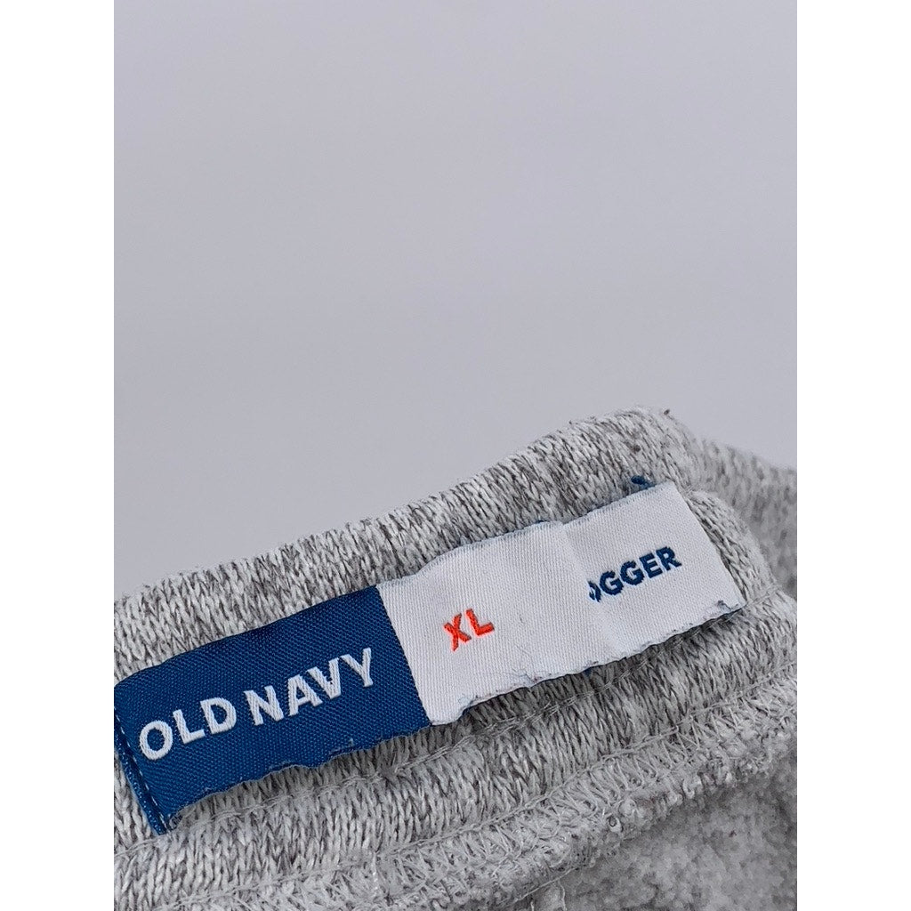 OLD NAVY Men's Oatmeal Marl Sweater Fleece Jogger Pants SZ XL