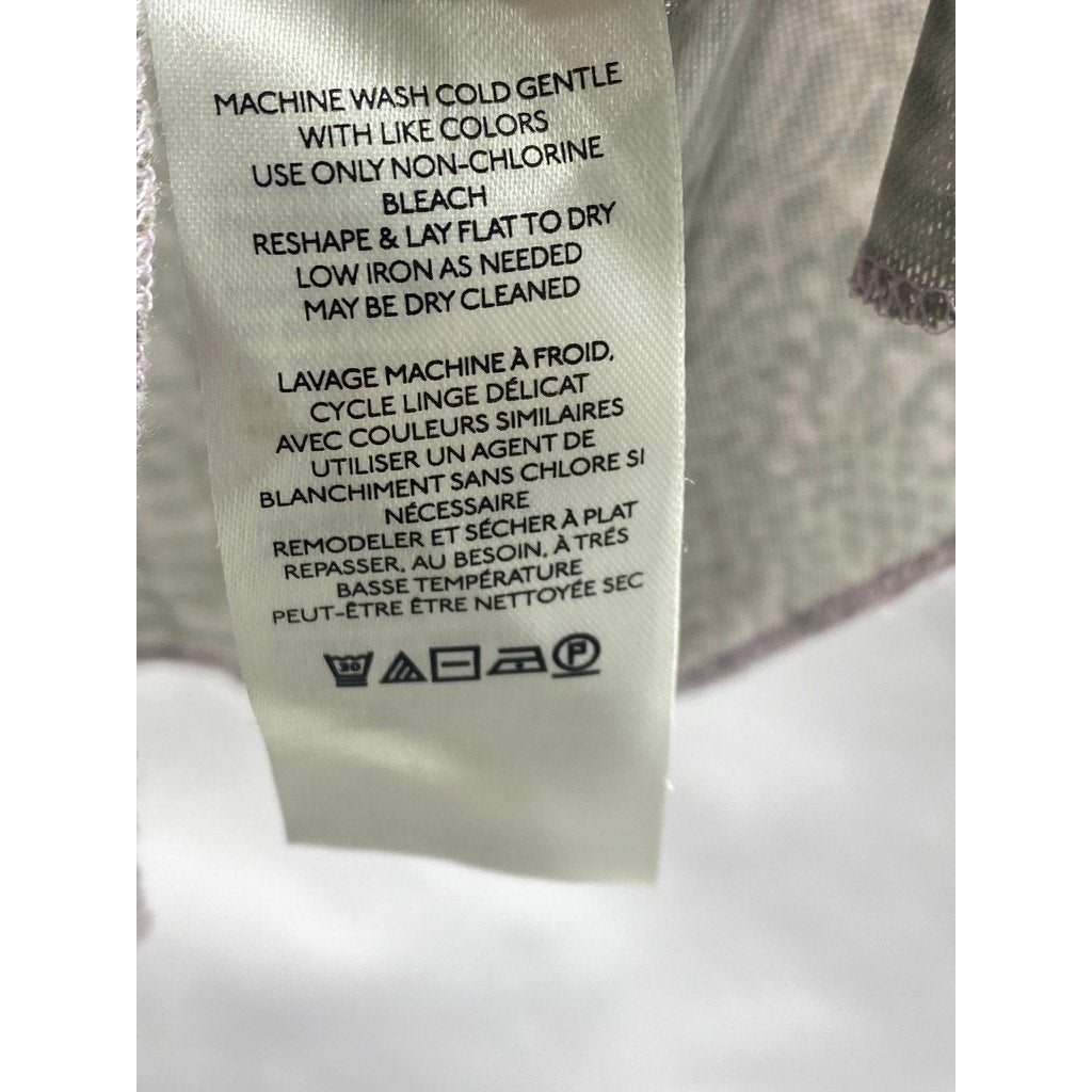 URBAN OUTFITTERS Women's Gray-Lilac Lace-Front V-Neck Spaghetti Strap Top SZ M