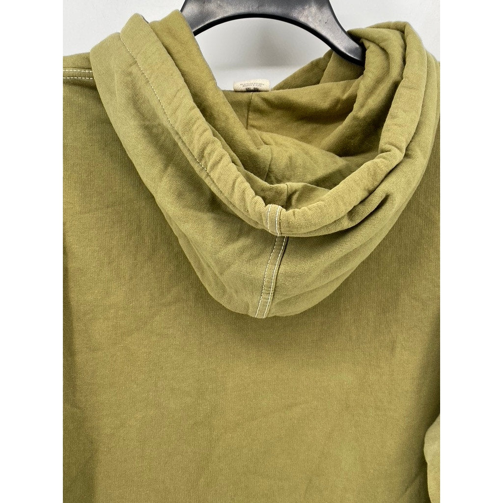 BDG URBAN OUTFITTERS Women's Olive Green Hooded Sweatshirt SZ M