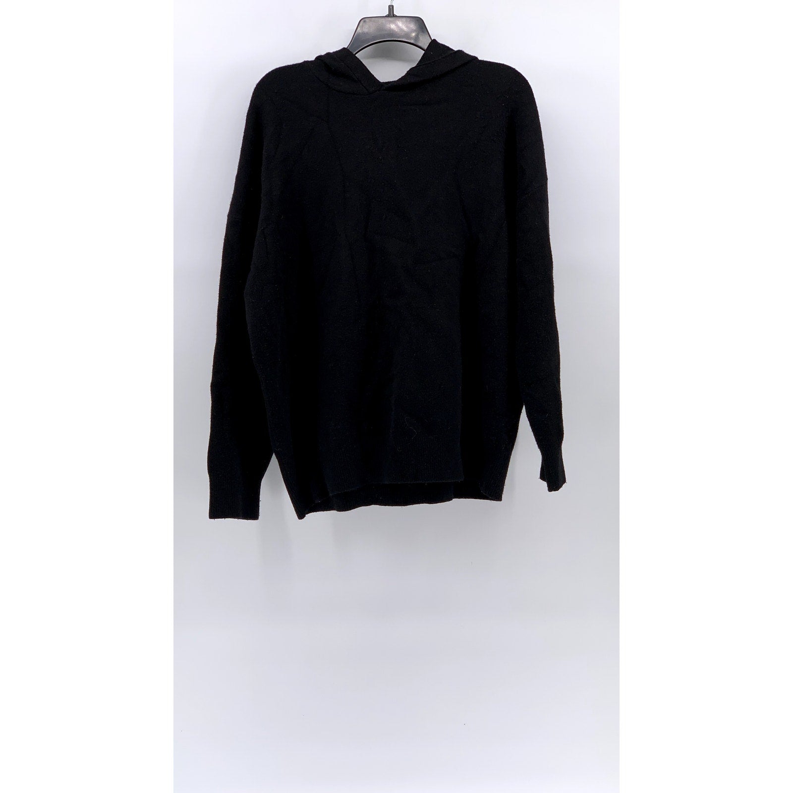 ZARA Men's Black Knit Hoodie SZ L