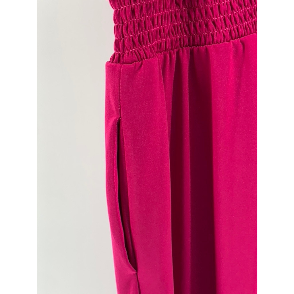 INC INTERNATIONAL CONCEPTS Women's Pink Halter Sleeveless Jumpsuit SZ M