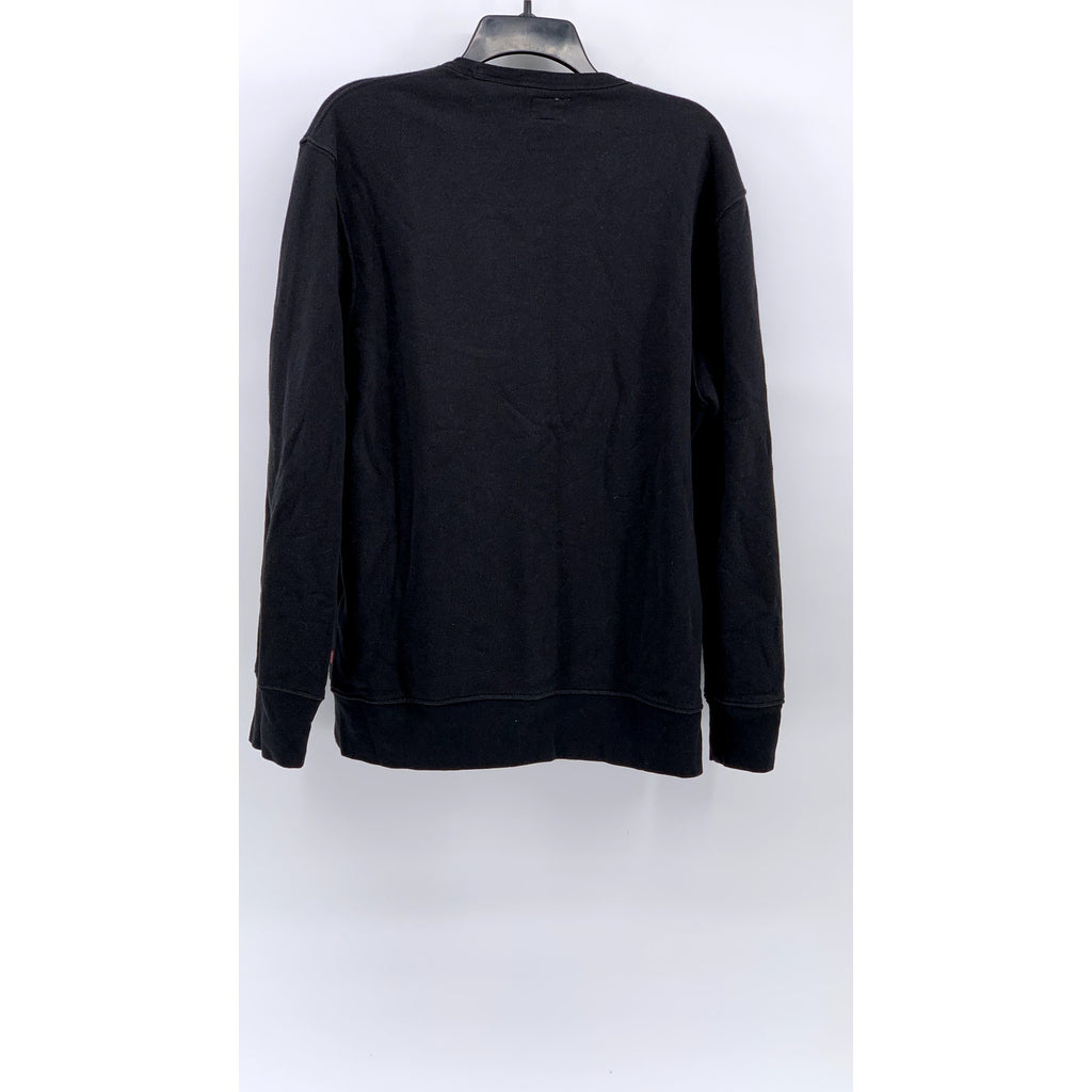 LEVI'S Men's Black Square Logo Sweatshirt SZ L