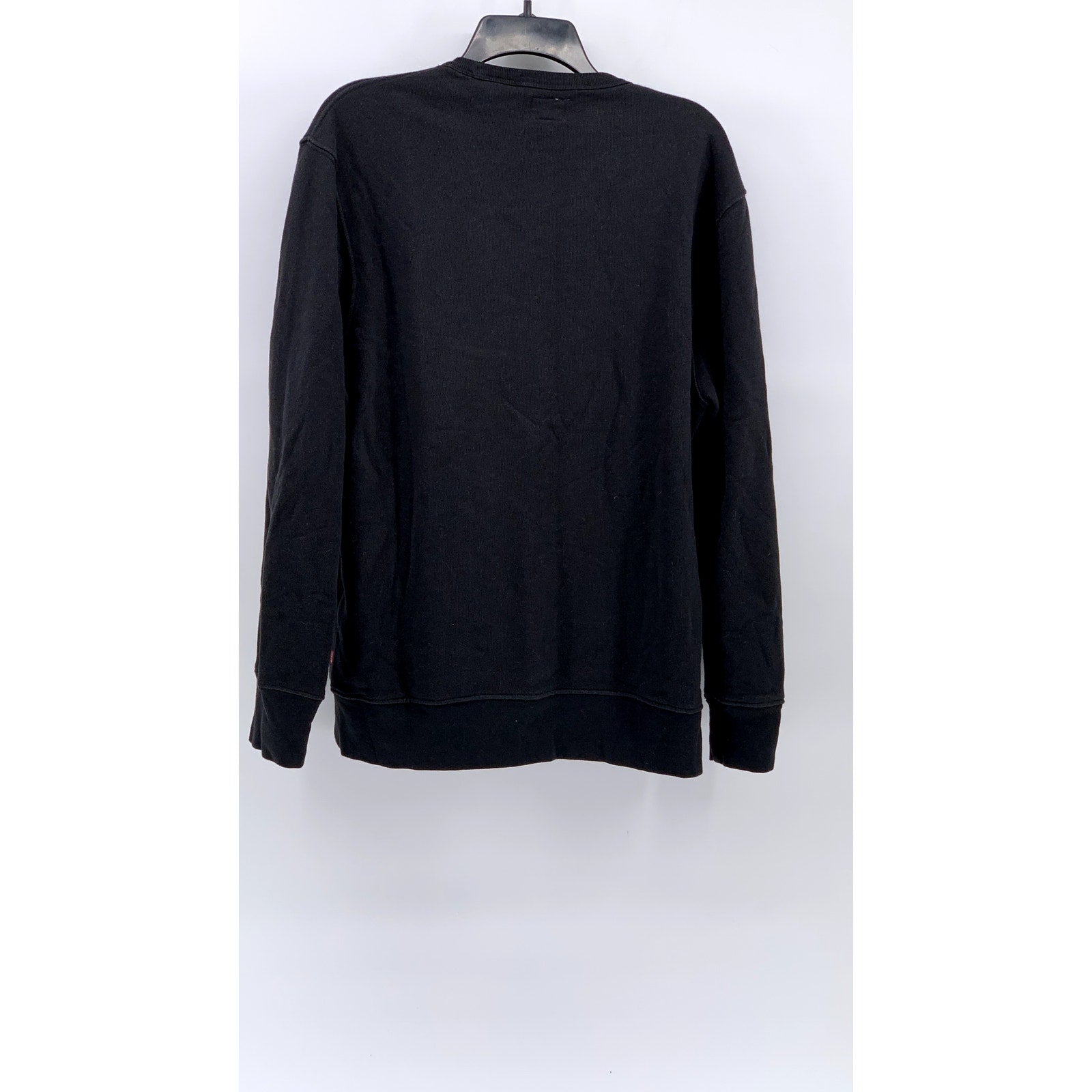 LEVI'S Men's Black Square Logo Sweatshirt SZ L