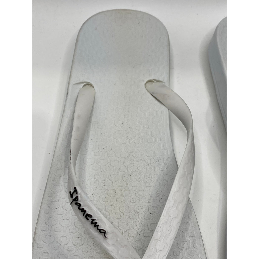 IPANEMA Women's White PVC Casual Flip-Flops Sandals SZ 8