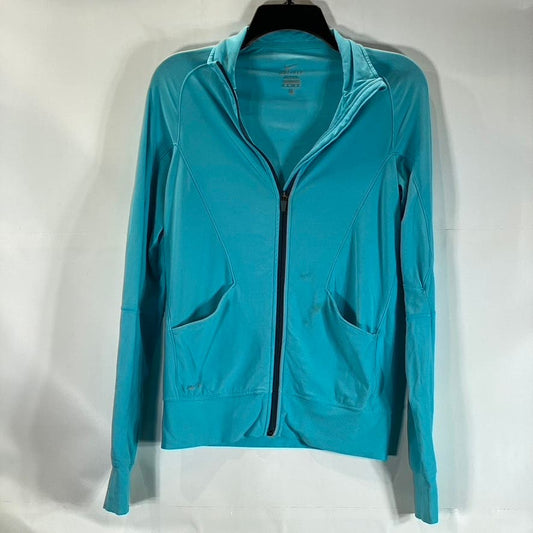 NIKE Women’s Teal Dri-FIT Active Zip-Up Long Sleeve Sweater SZ XS