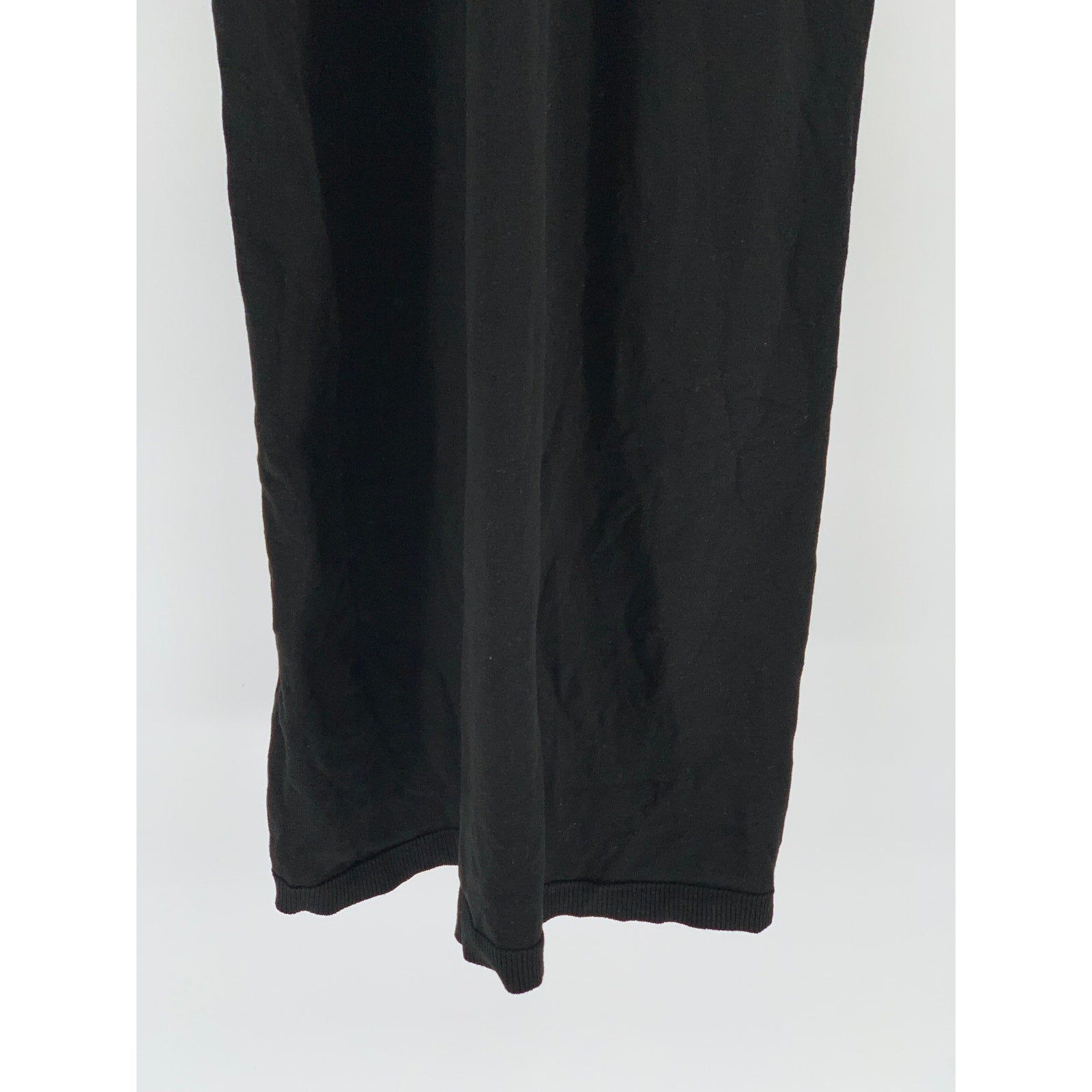 GU Women's Black Knit Halter Sleeveless Pullover Midi Dress SZ S