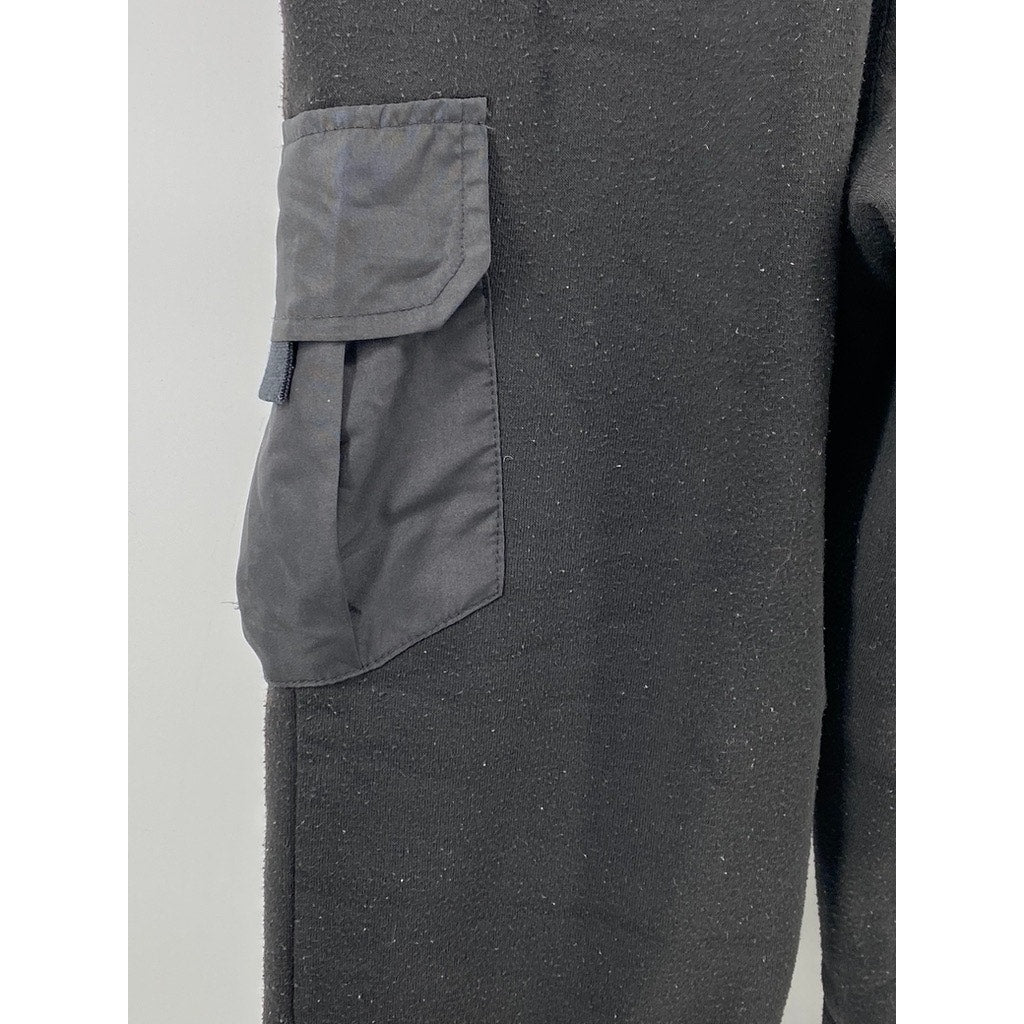 RBX ACTIVE Men's Black Drawstring Pull-On Casual Jogger Sweatpants SZ M