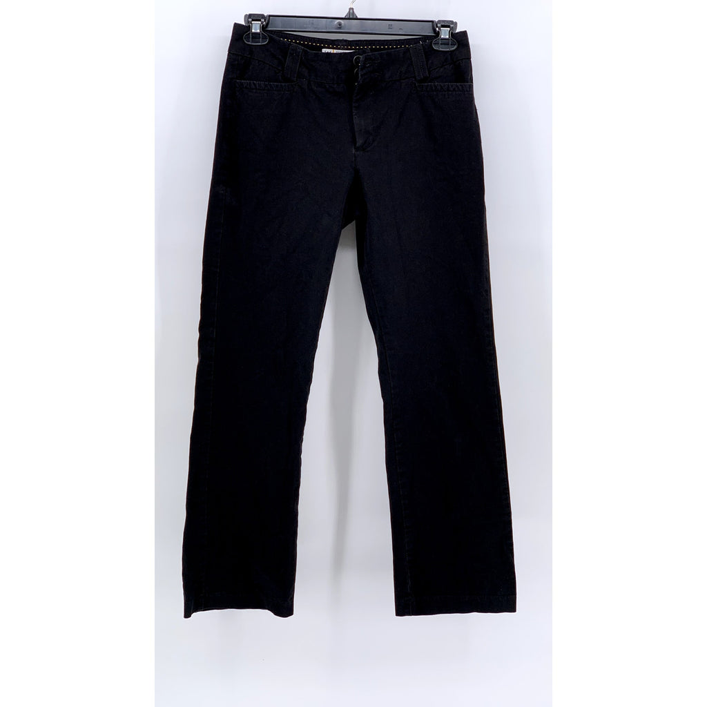 LEE Women’s Black Perfect Fit Straight-Leg Pants SZ 10
