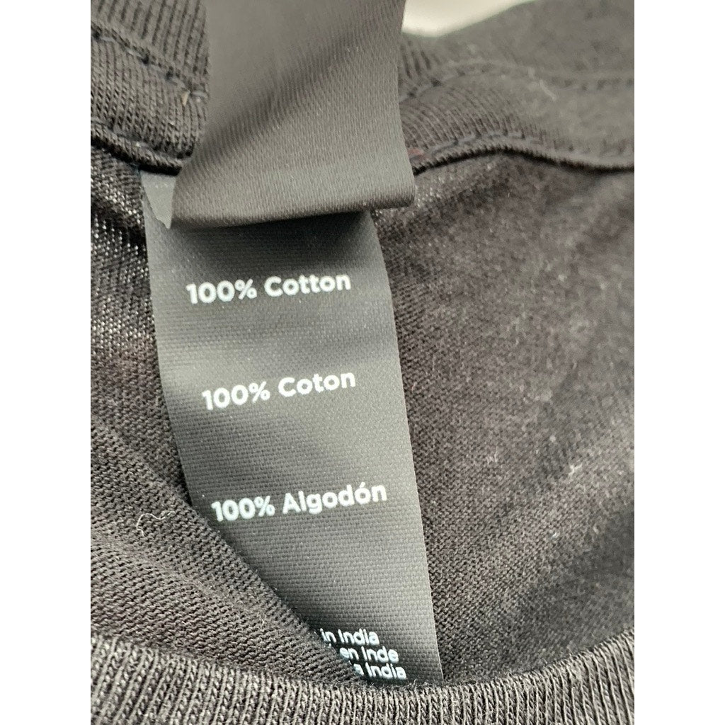 DISTRICT Men's Black Mere Mortals Graphic Crewneck T-Shirt SZ S