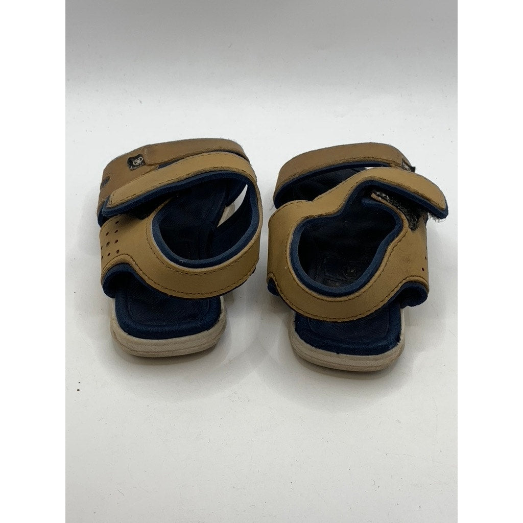 MOLEKINHO Baby Brown Strappy Lightweight Casual Sandals SZ 19(US4.5)