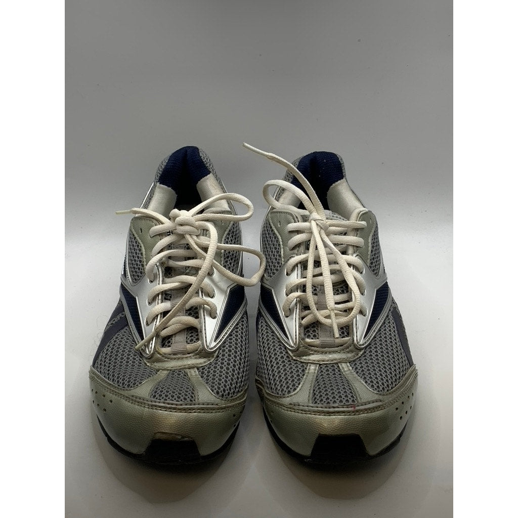 REEBOK Men's Gray-Silver Mesh DMX Sneakers SZ 9.5