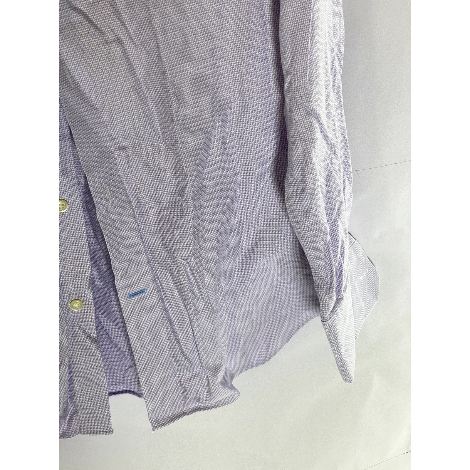 BANANA REPUBLIC Men's Light Pink Textured Grant Fit Button-Up Shirt SZ M