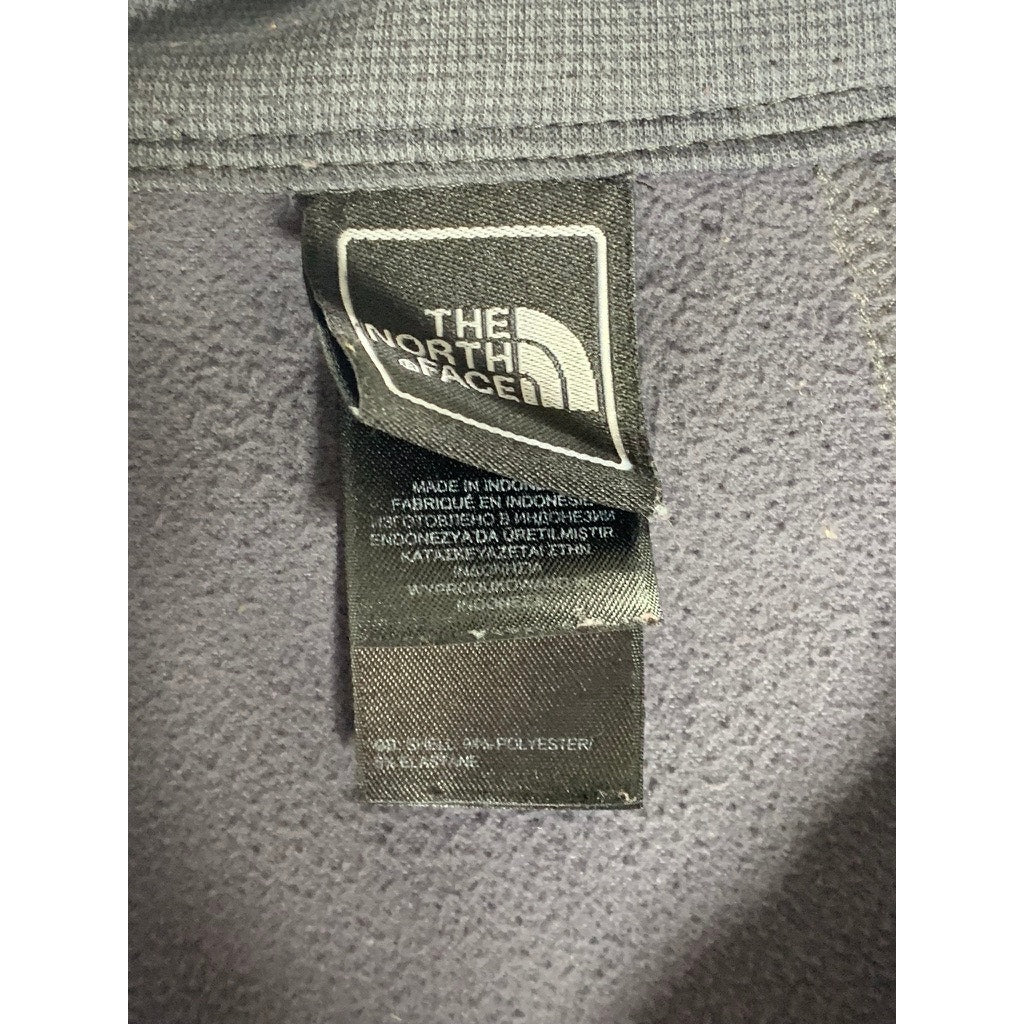 THE NORTH FACE Men's Gray Textured Embroidered Logo Zip-Up Jacket SZ S