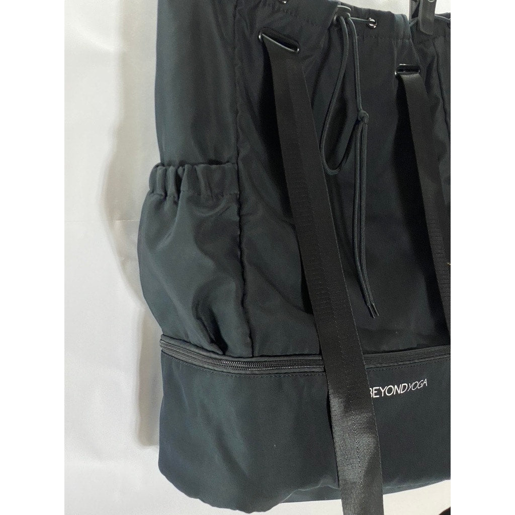 BEYOND YOGA Women's Black Convertible Gym Bag