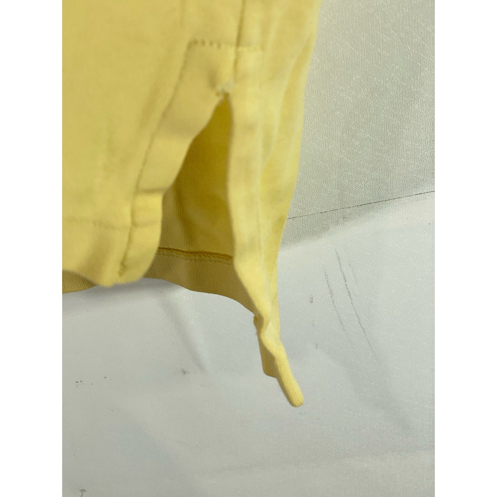 POLO BY RALPH LAUREN Men’s Yellow Regular-Fit Short Sleeve Polo Shirt SZ S
