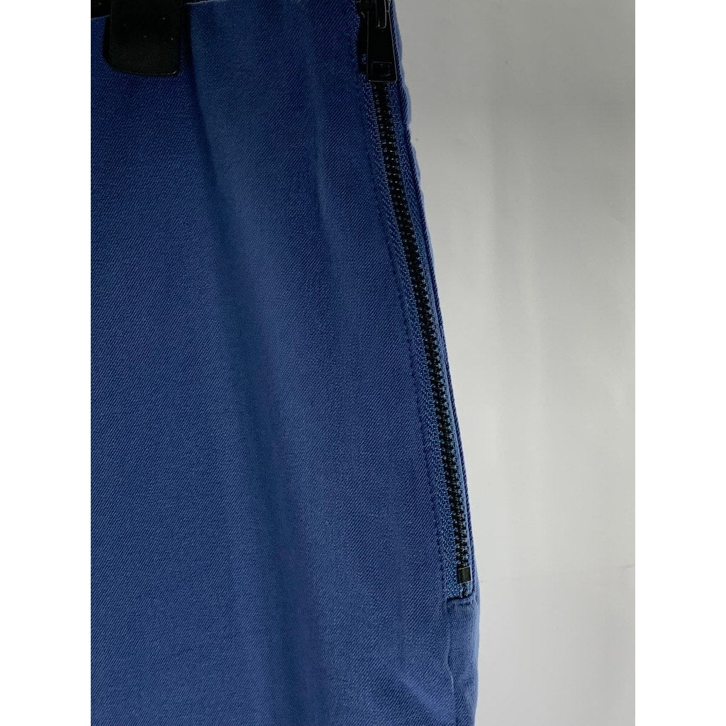 EVERLANE Women's Dark Blue Elastic-Waist Pull-On Stretch Dress Ankle Pant SZ 10