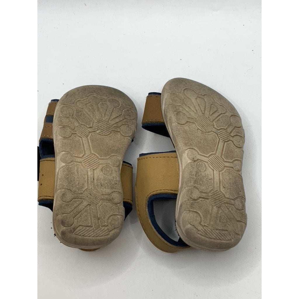 MOLEKINHO Baby Brown Strappy Lightweight Casual Sandals SZ 19(US4.5)
