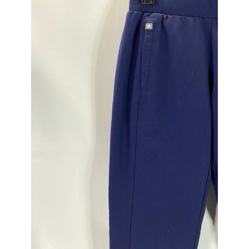 FIGS Technical Collection Women's Navy Tidore Zipper-Hem Scrub Pants SZ XS