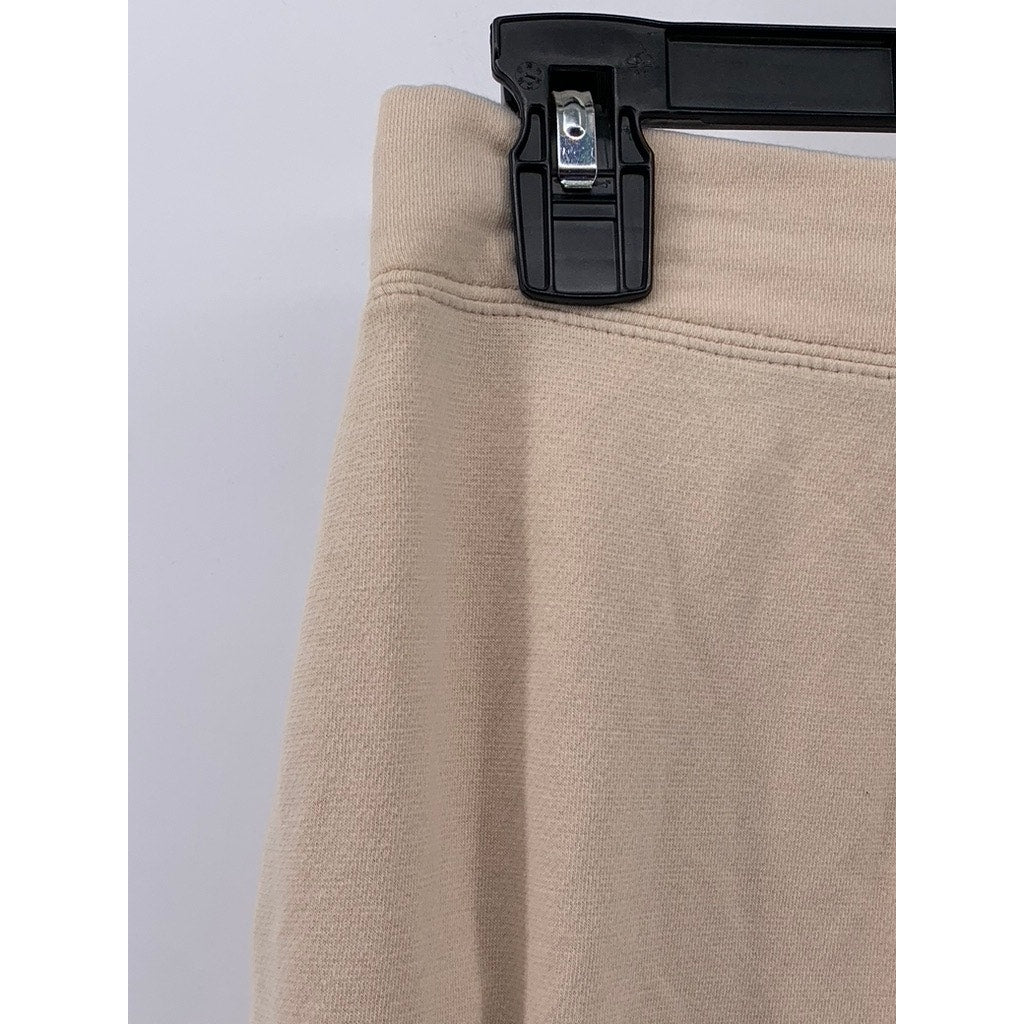 UNIQLO Women’s Beige Solid Pull-On Casual Jogger Sweatpants SZ S