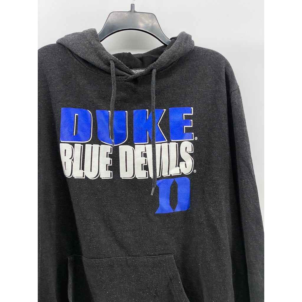 COLOSSEUM Men's Charcoal Gray Duke Blue Devils Pullover Hoodie SZ XL
