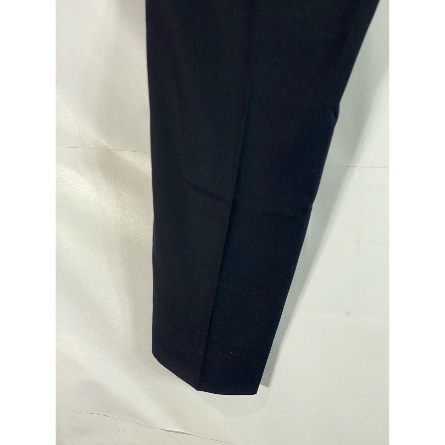 ZARA MAN Men's Black Solid Flat Front Straight-Leg Dress Pant SZ 38