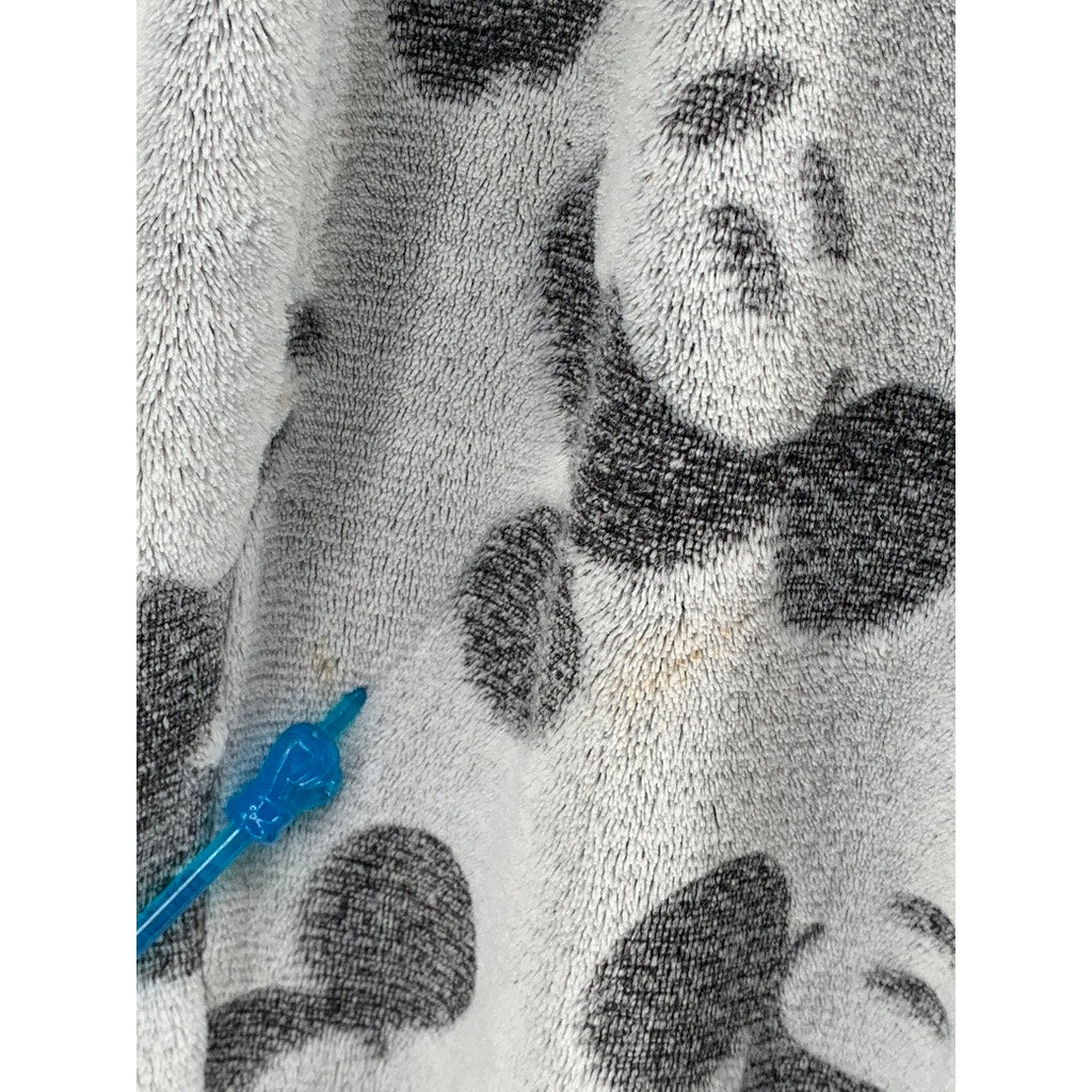 DISNEY Women's Black-Gray Mickey Mouse Fleece Sweatpants SZ S