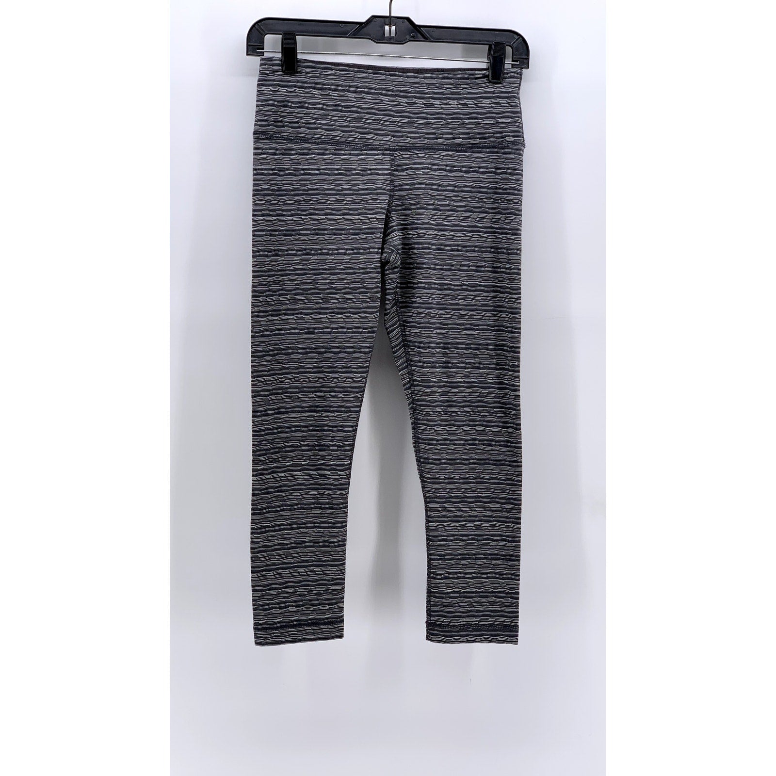 90 DEGREES BYT REFLEX Women's Gray Printed Capri Leggings SZ S