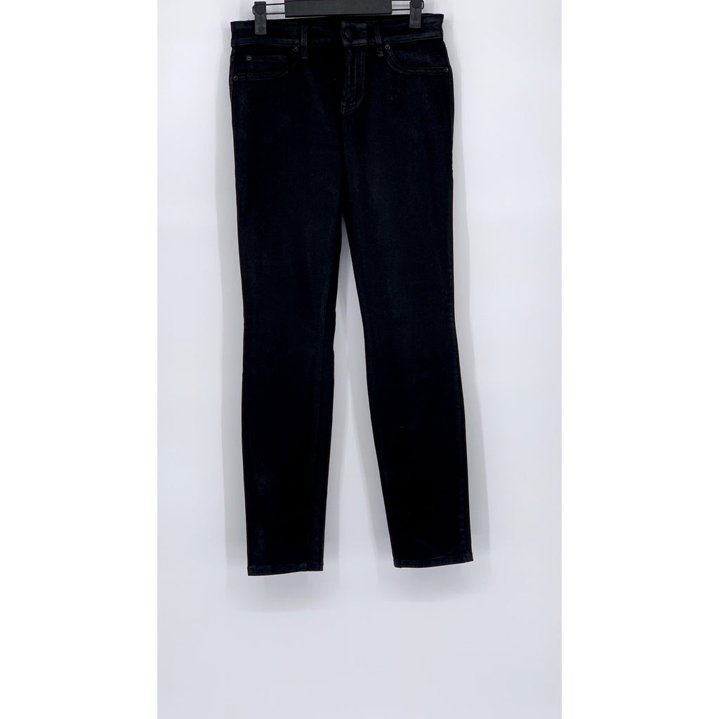 LEVEL 99 Women's Black Stretch Skinny-Leg Five-Pocket Jeans SZ 28/6
