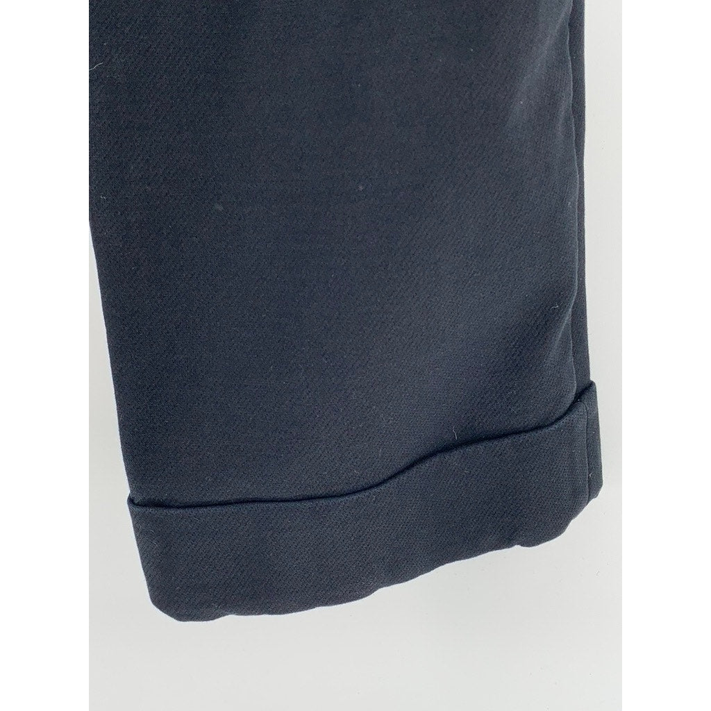 ANN TAYLOR Women's Petite Black Cuffed Cropped Pants SZ 10P