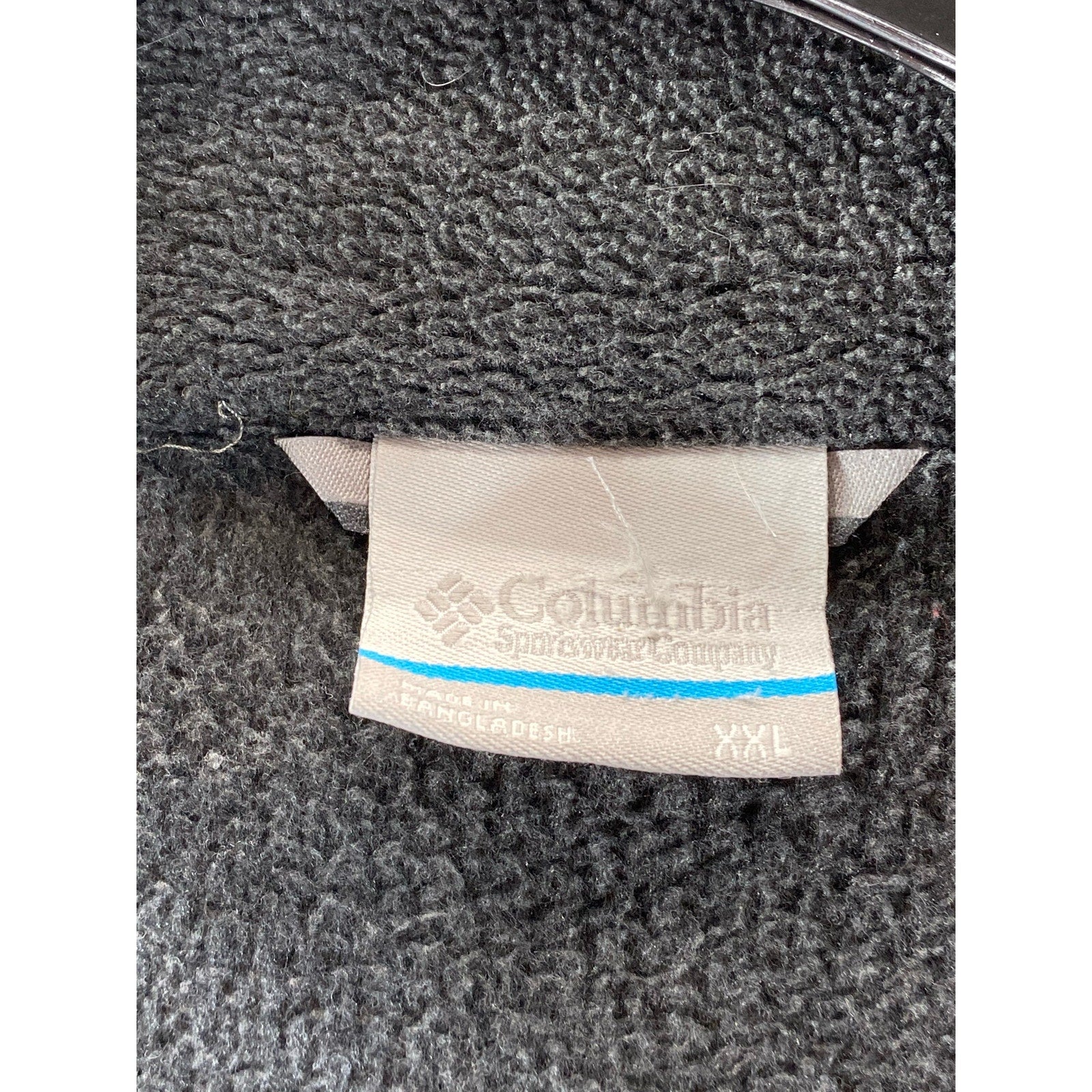 COLUMBIA Sportswear Men's Gray Granite Mountain Fleece Zip-Up Jacket SZ 2XL