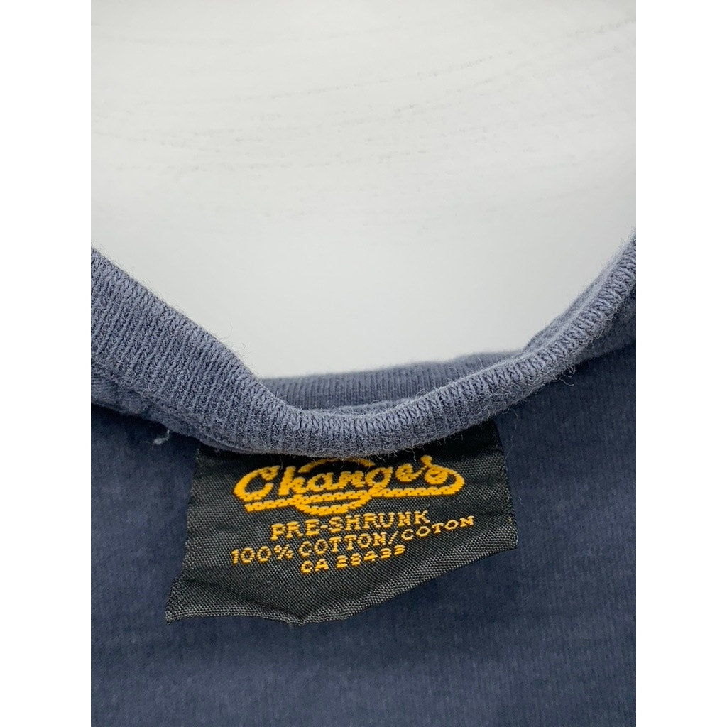 CHANGES Men's Vintage 90's Gray Couch Potato Homer Graphic Crewneck T-Shirt SZXL