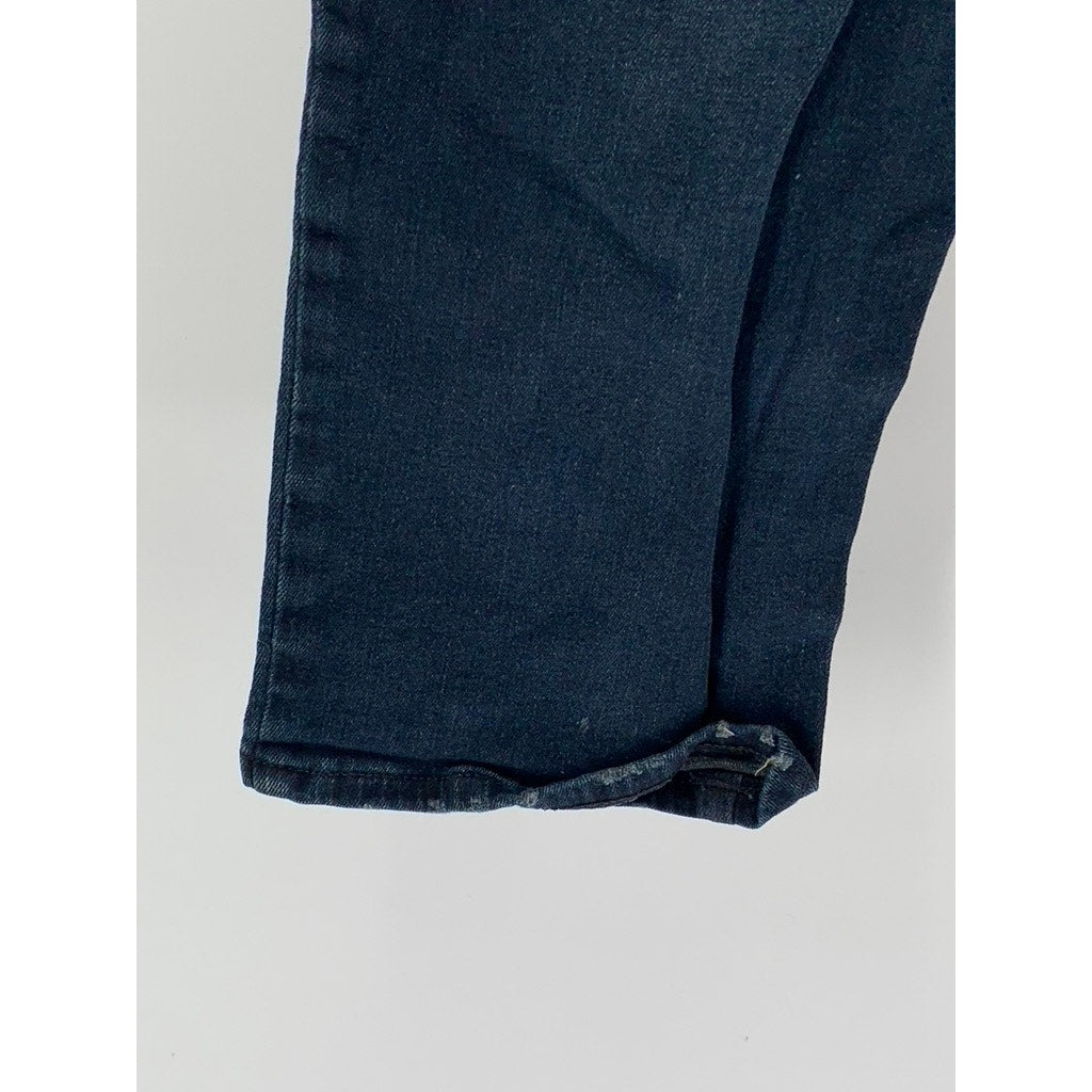 CALVIN KLEIN Men's Dark Indigo Denim Slim-Leg Five-Pocket jeans SZ 36X30