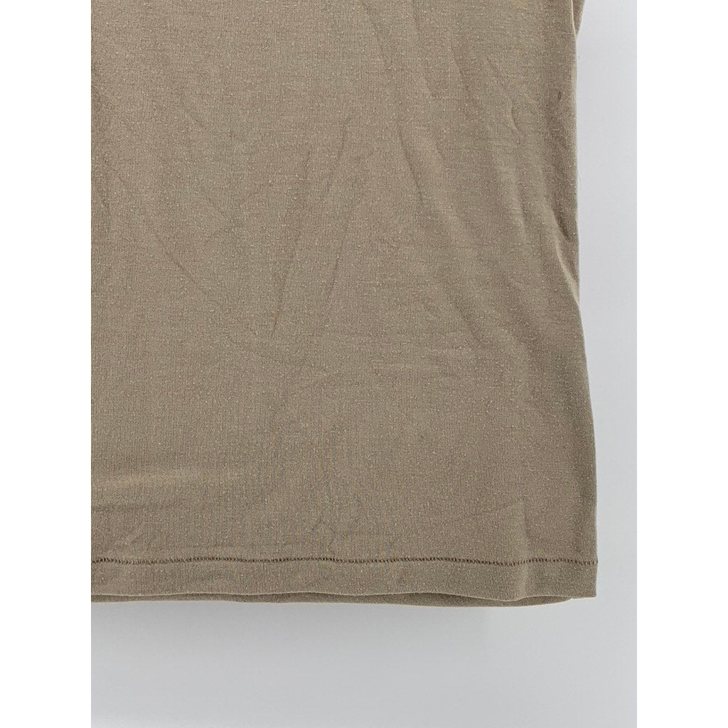 H&M Women's Tan Solid Mock-Neck Sleeveless Top SZ XS