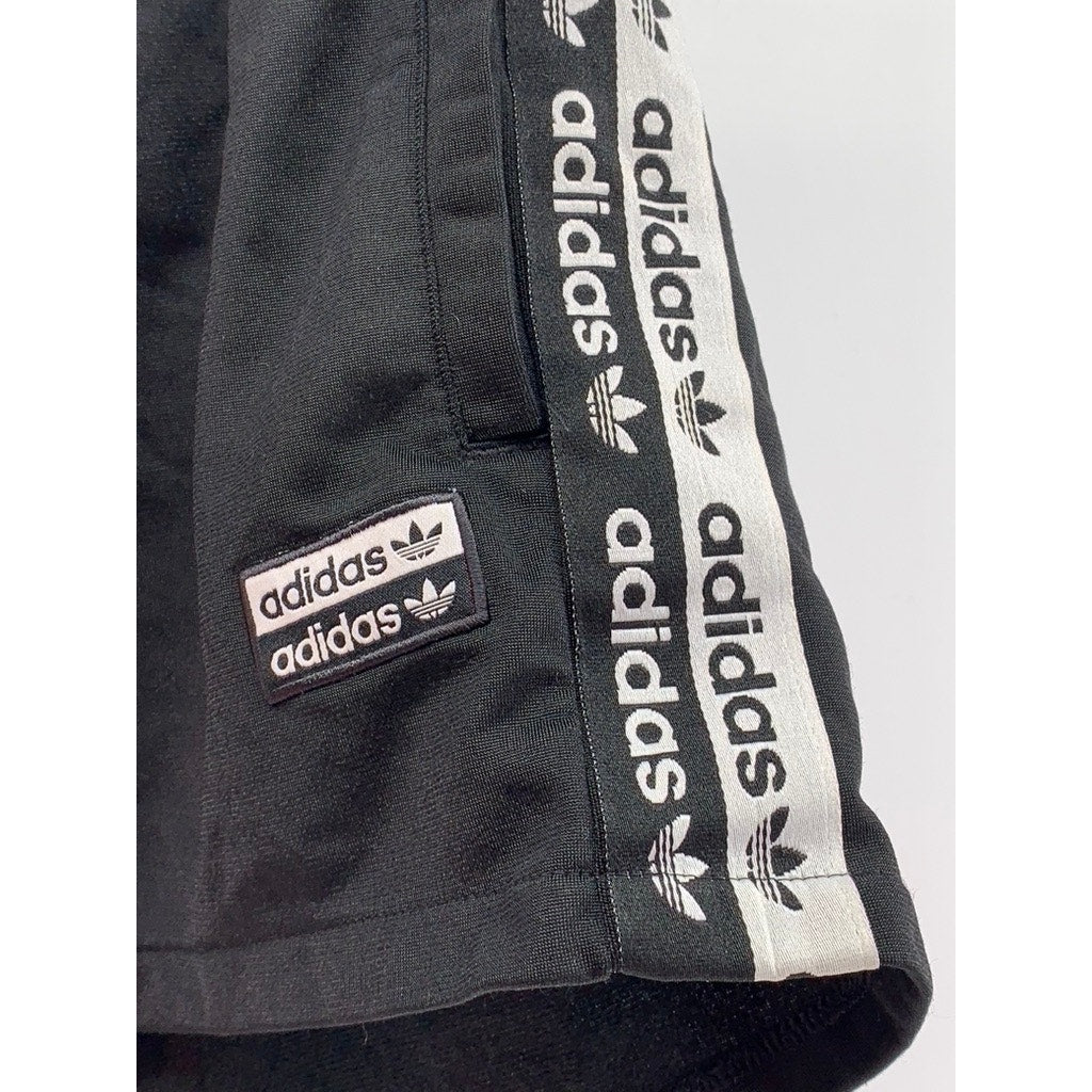 ADIDAS Women's Black Side Logo Active Shorts SZ S