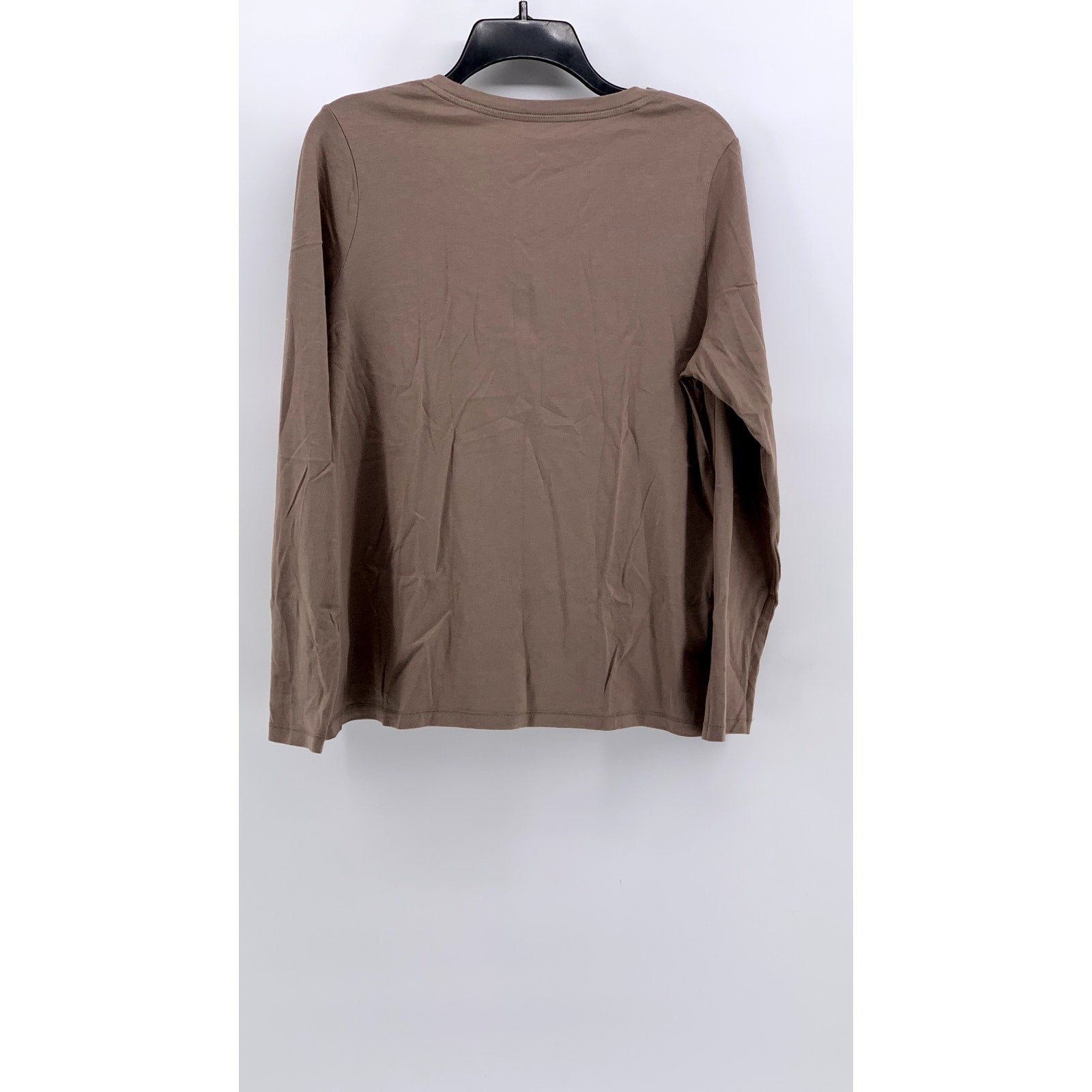 SONOMA GOODS FOR LIFE Women's Brown V-Neck Everyday Long Sleeve Tee SZ XL