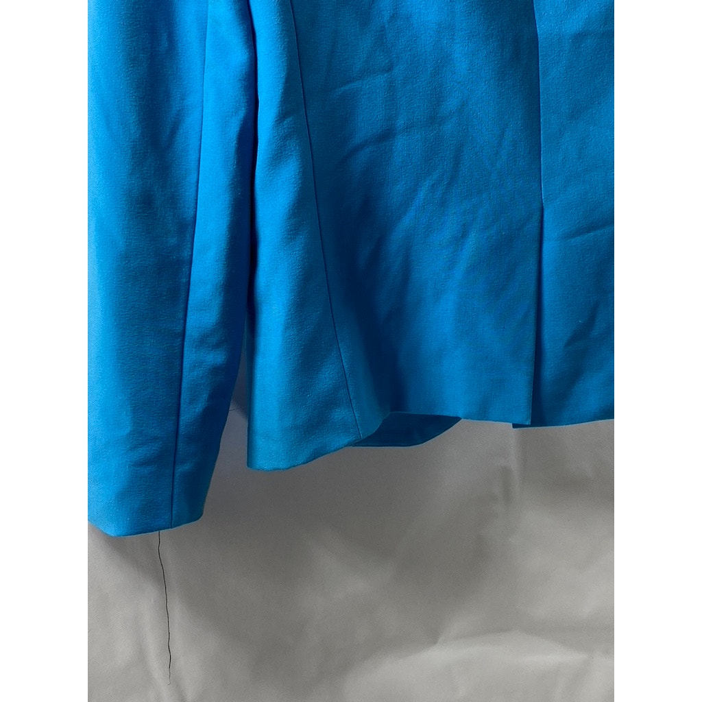 SILENCE + NOISE Women's Blue Notch Lapel Open Front Blazer SZ XS