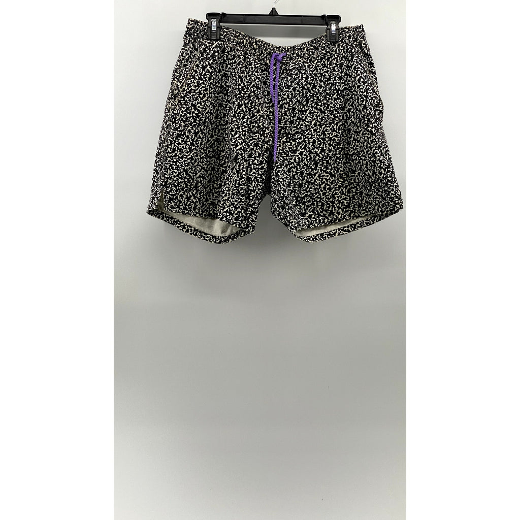 NATHALIE DU PASQUIER For American Apparel Women's Black-White Printed Short SZ S