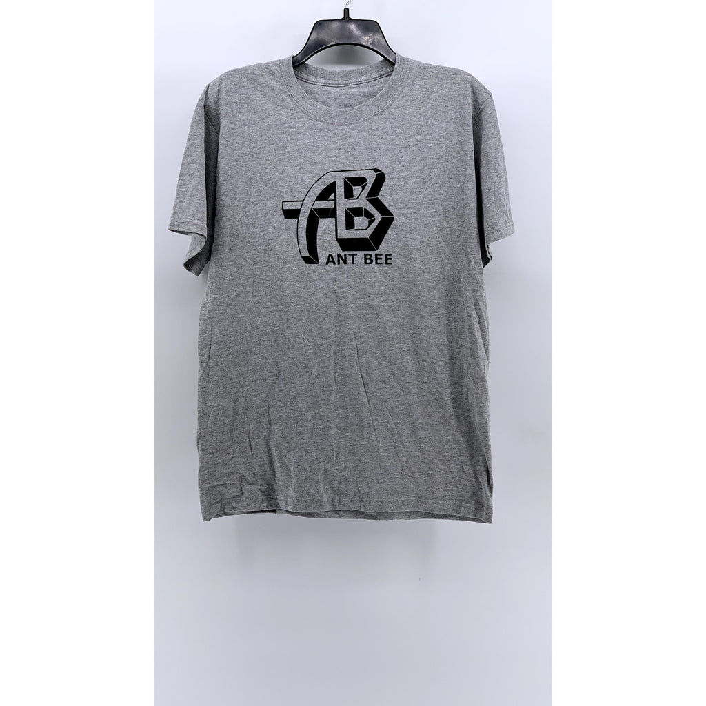 UNBRANDED Men's Gray Ant Bee Logo Crewneck T-Shirt SZ M