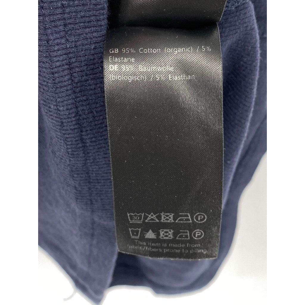 SAMSOE SAMSOE Women's Sky Captain Blue Ribbed Crewneck Alexo Tank Top SZ S