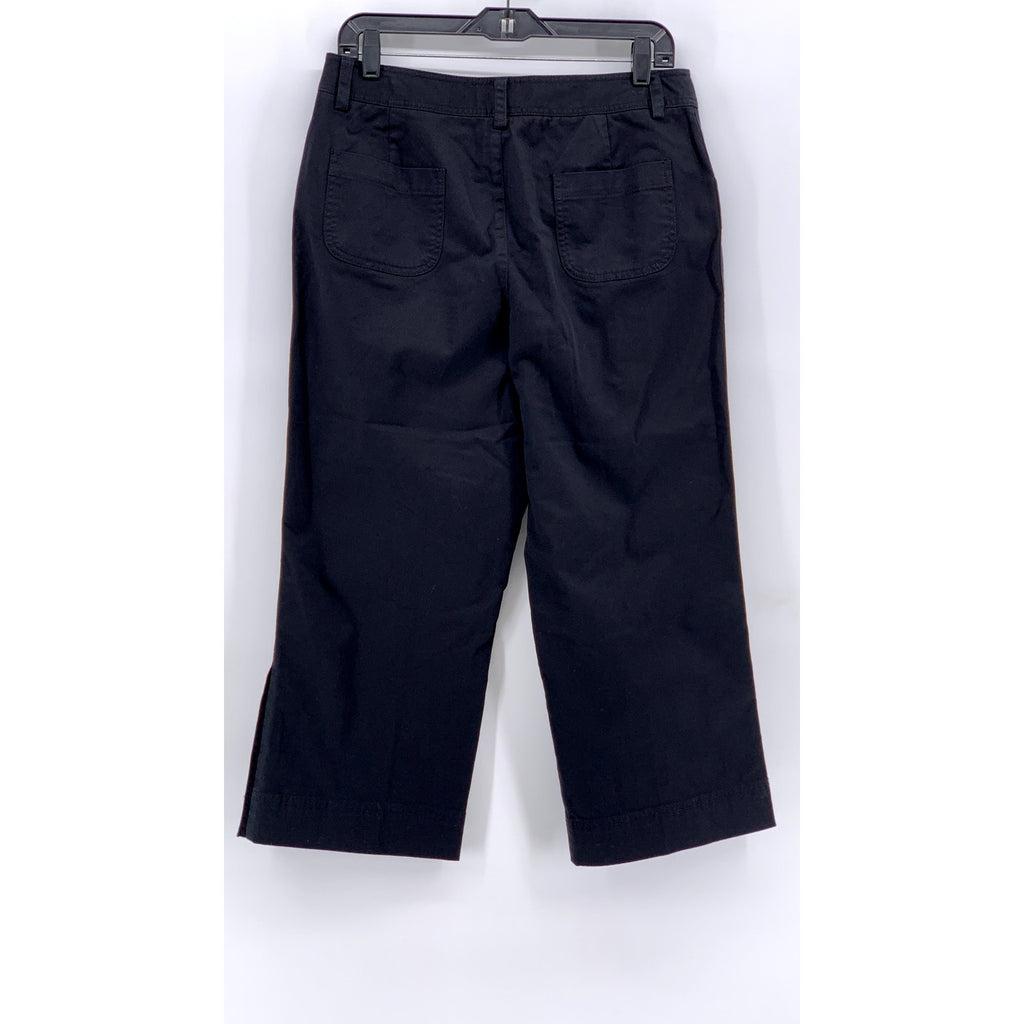 CHARTER CLUB Women's Black Katherine Fit Cropped Pant SZ 10