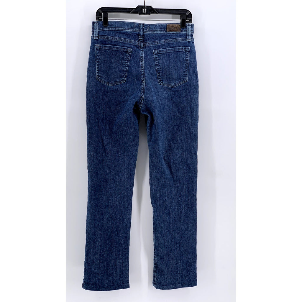 LEE Women's Medium Wash Classic Fit Straight Leg Jeans SZ 8