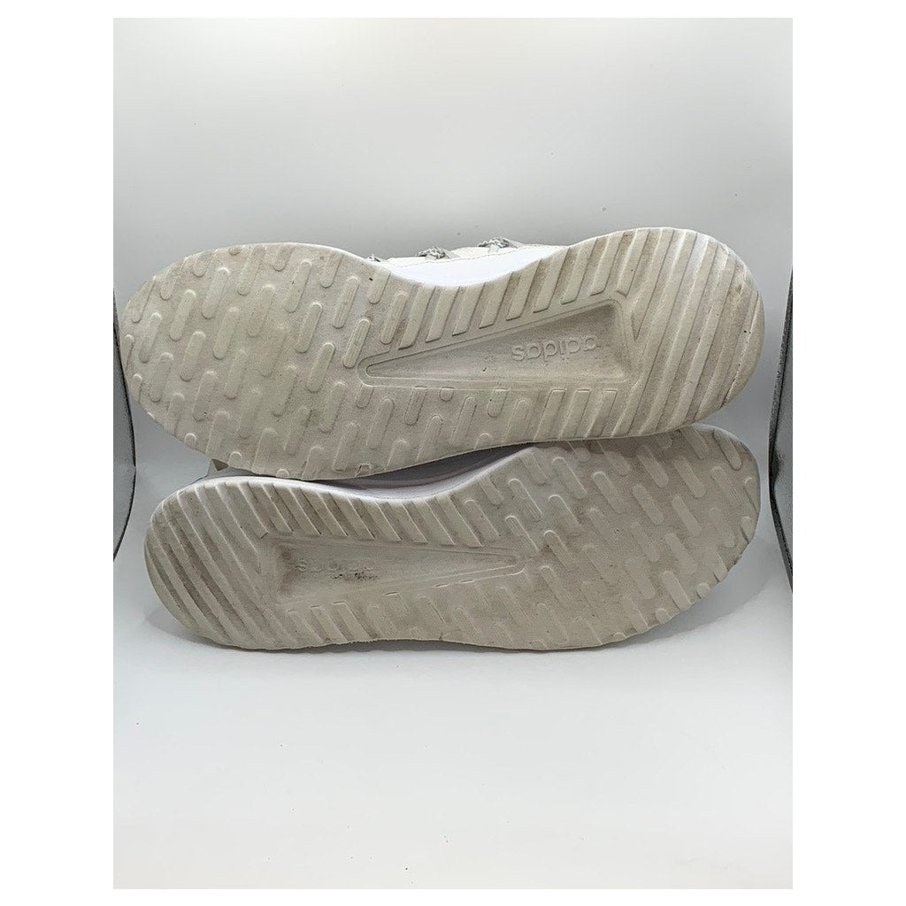 ADIDAS Men's White Mesh Cloudfoam Comfort Running Sneakers SZ 13