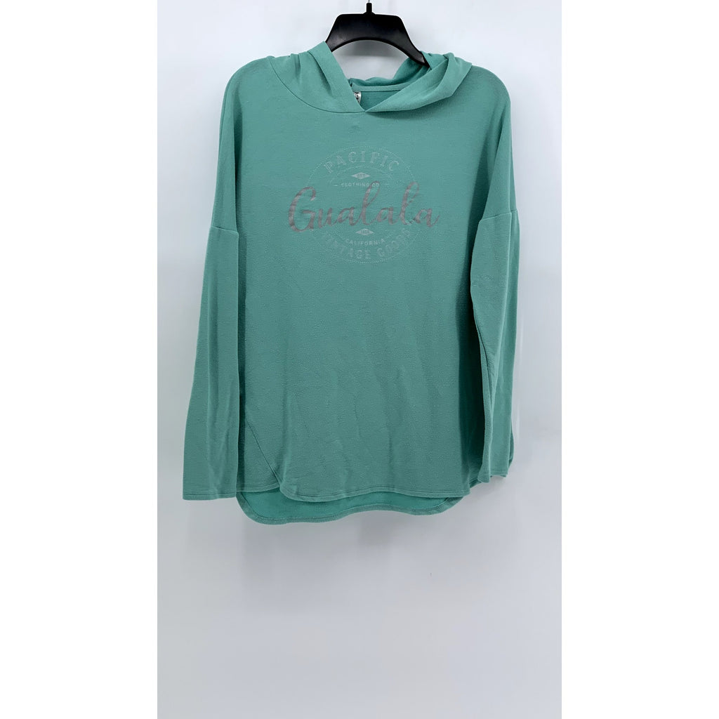 ARTISANS Women's PACIFIC CLOTHING CO. Teal Gualala Hoodie SZ M