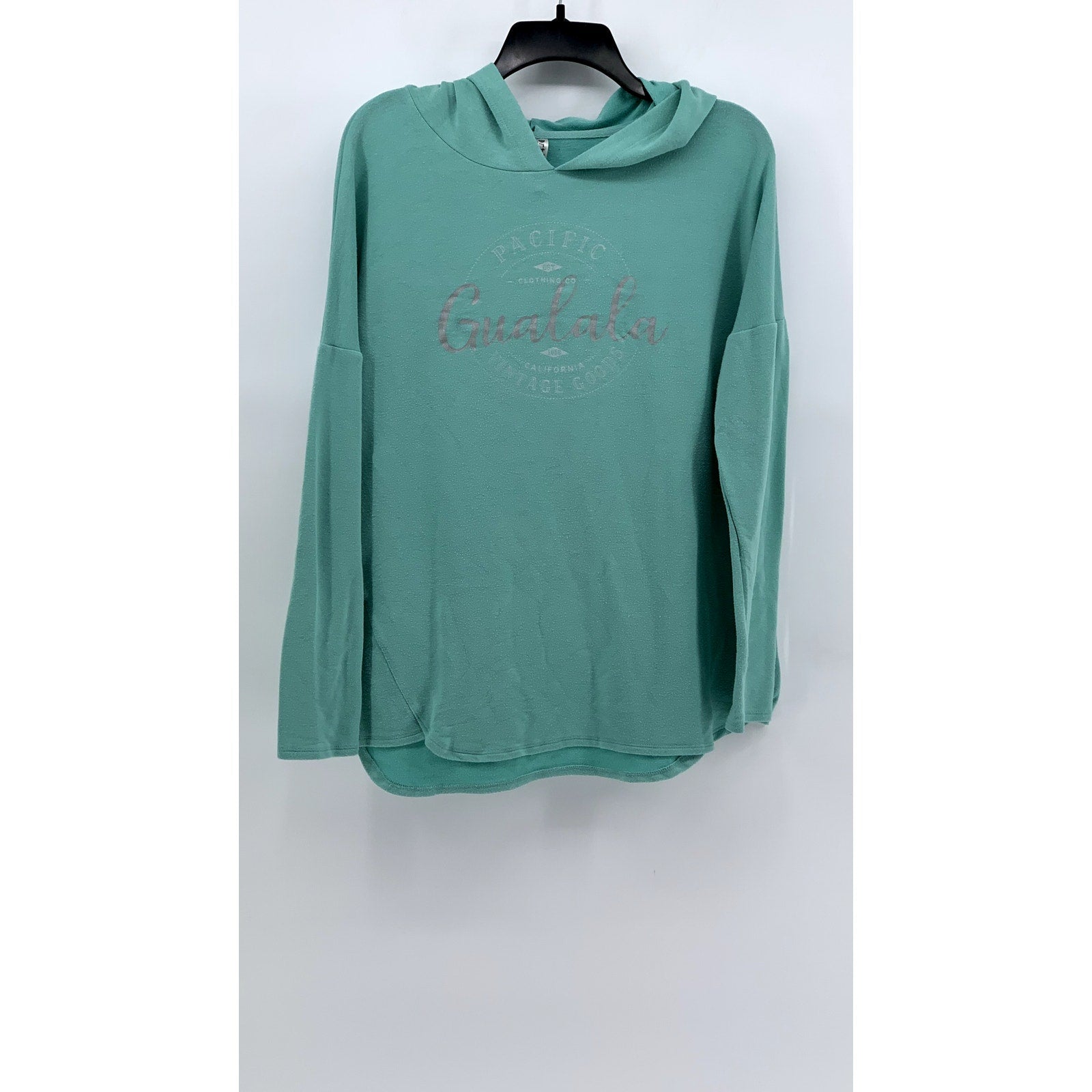 ARTISANS Women's PACIFIC CLOTHING CO. Teal Gualala Hoodie SZ M