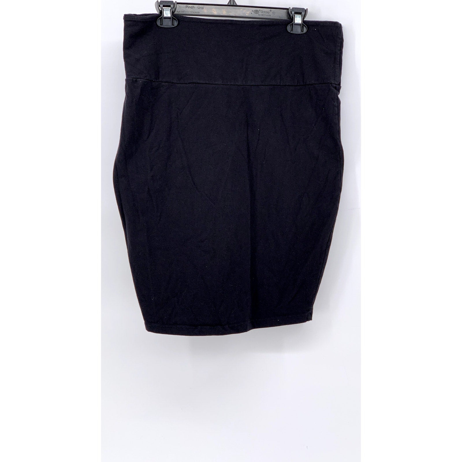 TORRID Women’s Black Solid Bodycon Mini Skirt SZ 1