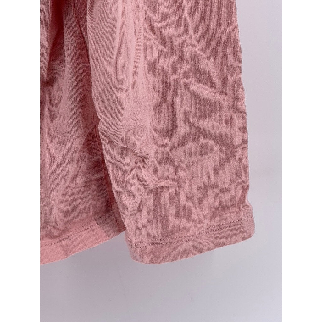 TIME & TRU Women's Light Pink Casual Crewneck Long Sleeve Top SZ L