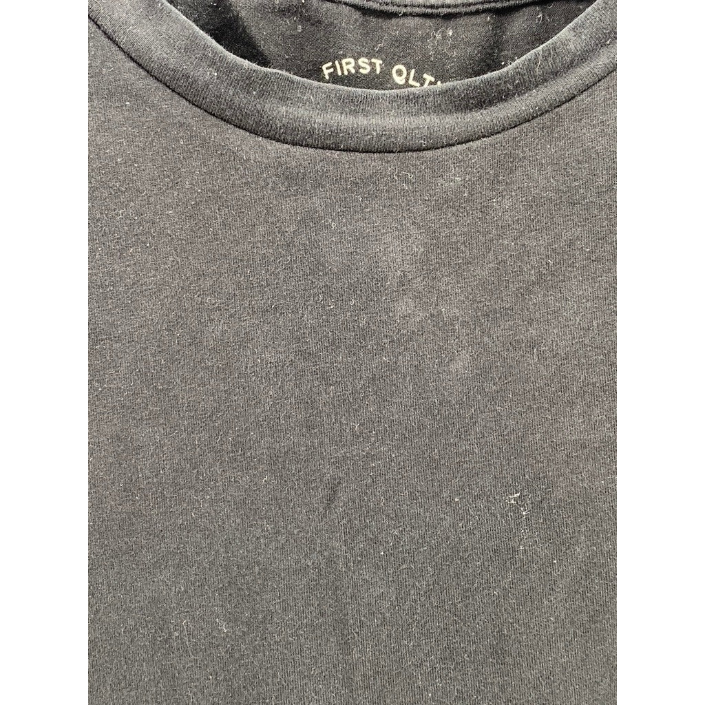 SCOTCH & SODA Men's Black Solid Crewneck Short Sleeve Casual T-Shirt SZ M