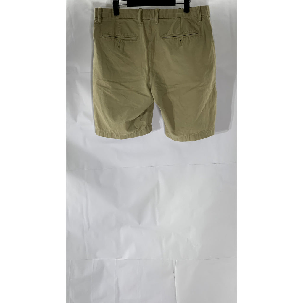 GAP Men's Tan Regular-Fit Chino Shorts SZ 33