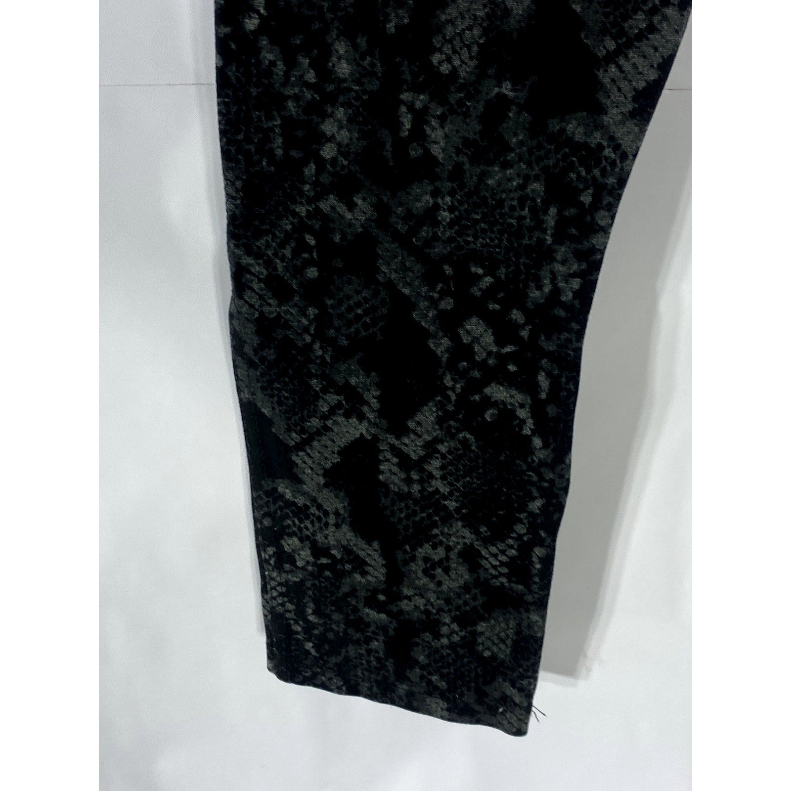 SANCTUARY Women's Black Snake-Printed Pull-On Skinny Grease Leggings SZ XS